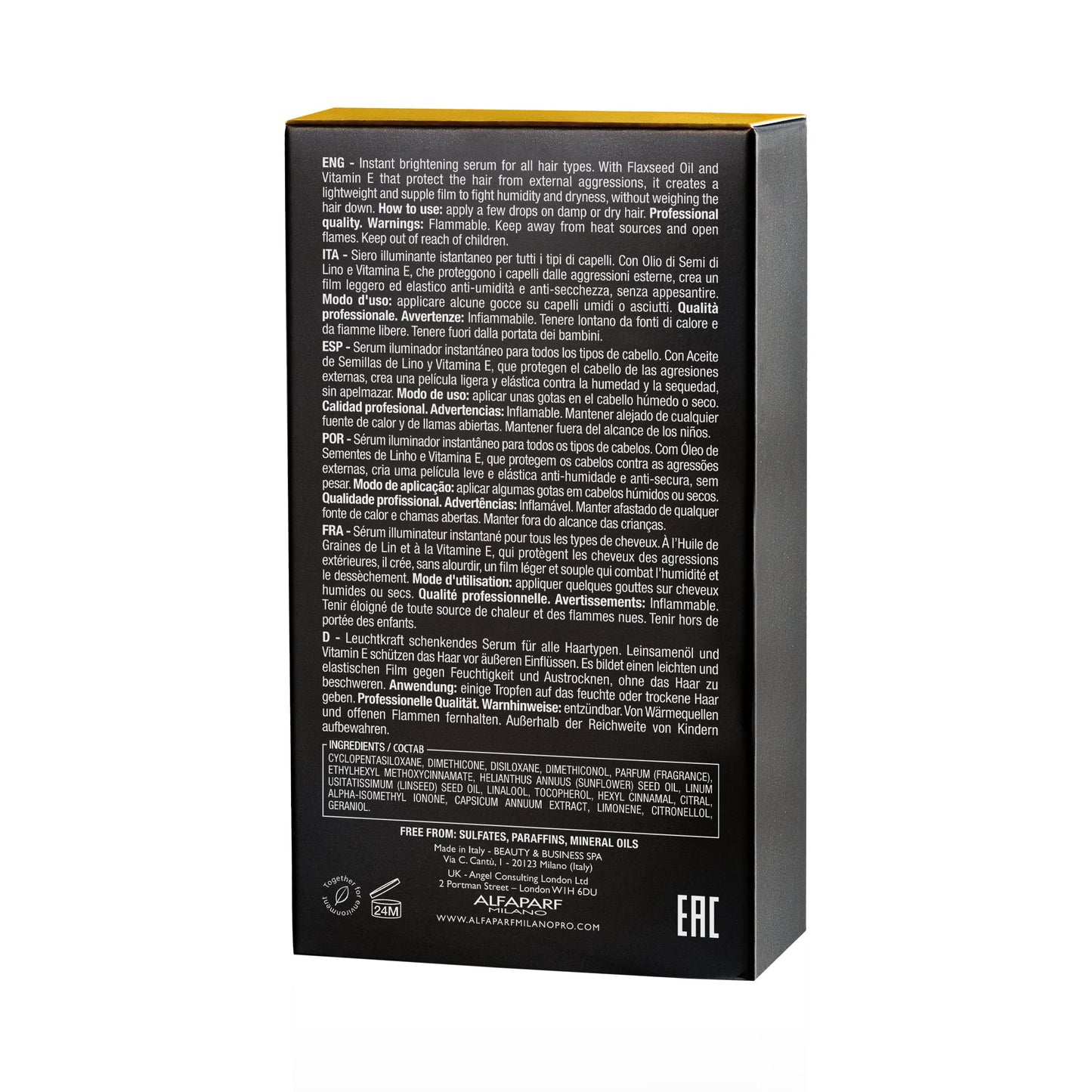 Fluido SDL Sublime Cristalli Liquidi Alfaparf 50ml