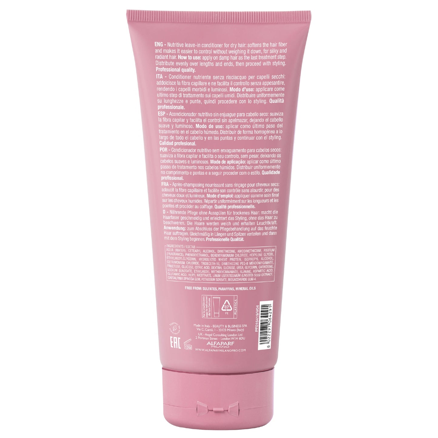 Leave in Acondicionador SDL Moisture Alfaparf 200ml