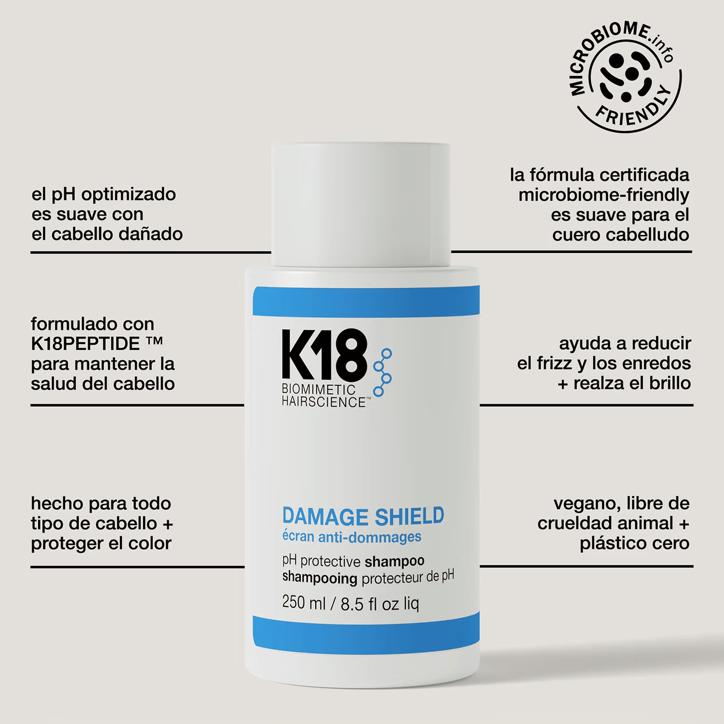 SHAMPOO K18 PROTECTOR (DAMAGE SHIELD PH PROTECTIVE)