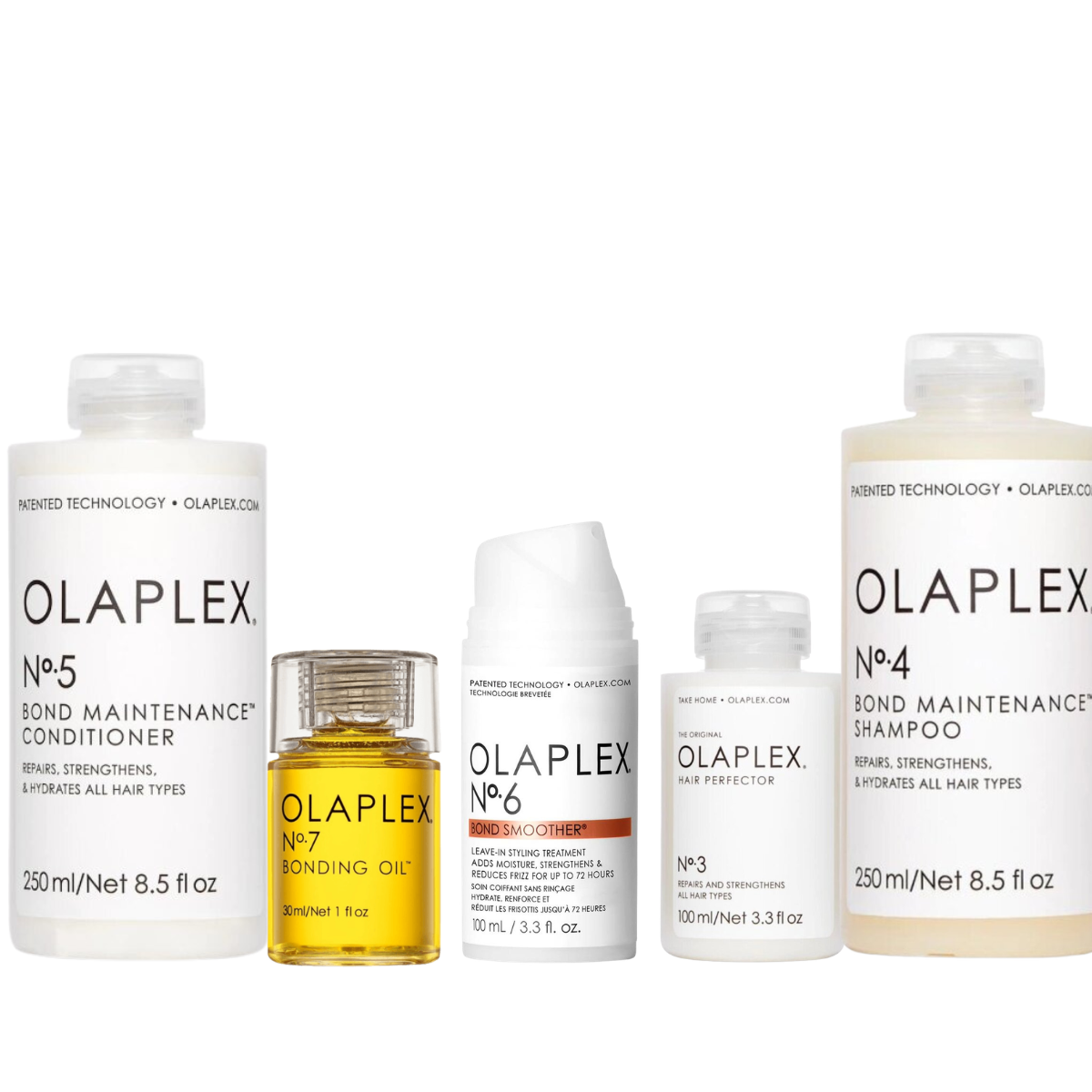 Kit Olaplex Rutina Reparadora Total No.3 al No.7 | Set Bonding Cabello Dañado