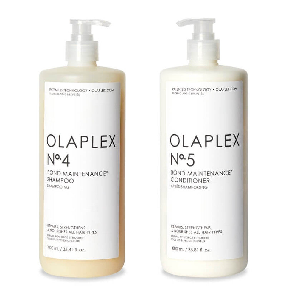 KIT USO INTENSIVO DE LIMPIEZA Y ACONDICIONAMIENTO DIARIO OLAPLEX No. 4 y 5